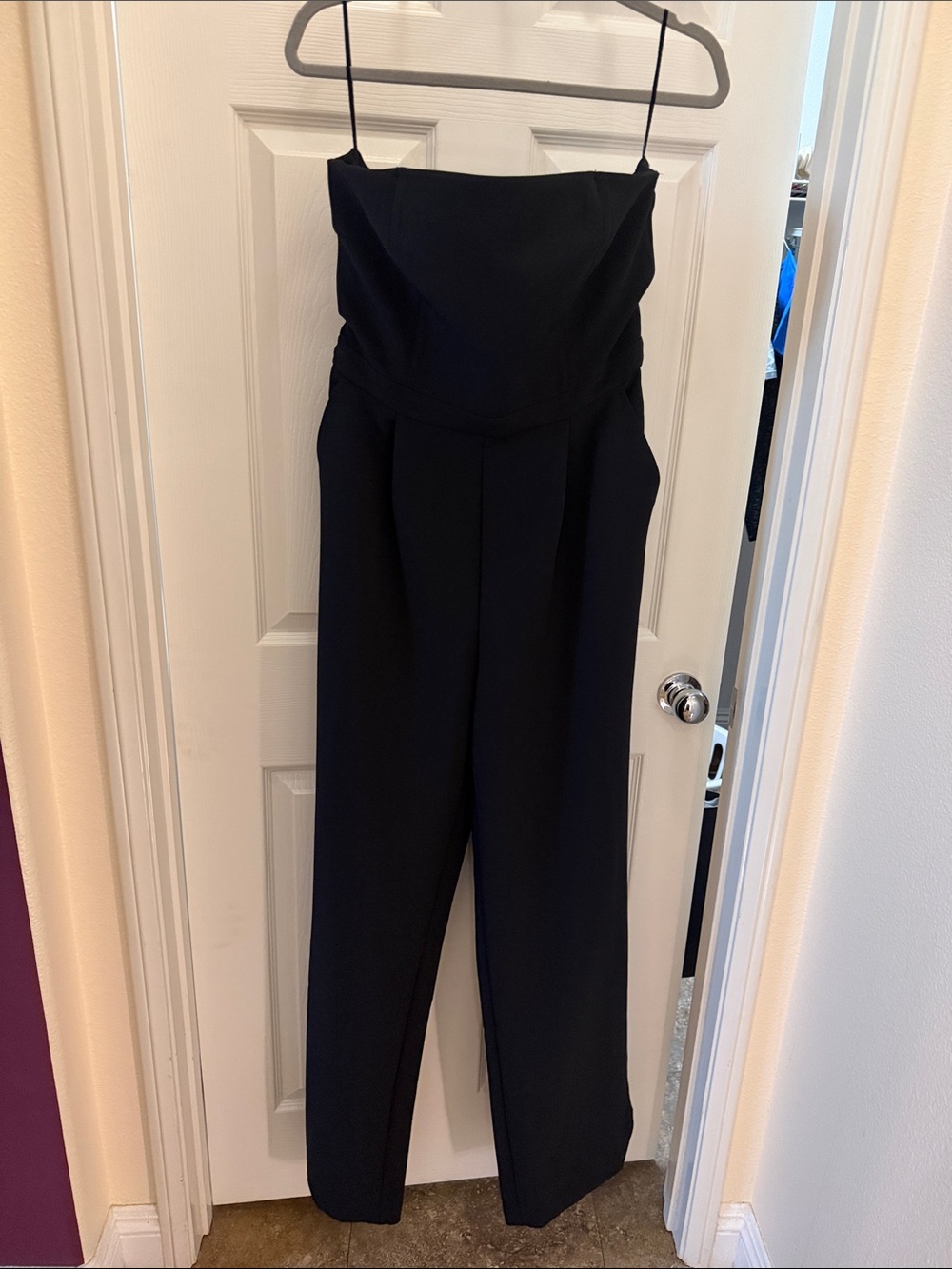 Gap Strapless Black Jumpsuit for Tall Women